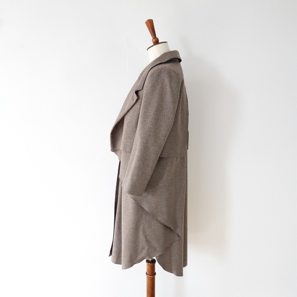 Proenza Schouler | Wool Cashmere Coat in Tan - Picture 3 of 9
